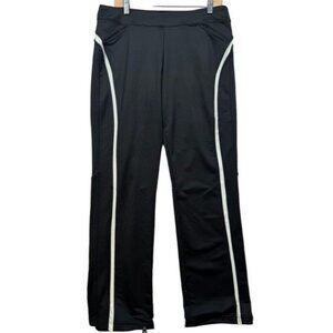 Nike Fit Dry Workout Track Athletic Gym Pants Black 208310 Women's Large L 12-14